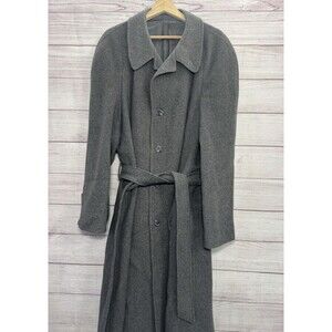 Vtg Keith Neil Brendan CASHMERE -BLEND  Mens Luxury Timeless Long Overcoat R48